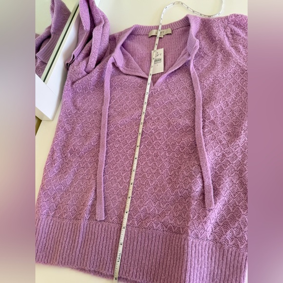 LOFT Lavender Knit Sweater - Picture 15 of 16